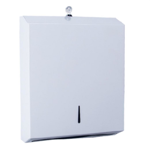 Paslanmaz Kağıt Havlu Dispanseri 400'lü Banyo Mutfak Otel Restoran Z Katlama Havluluk Z Kağıtlık Beyaz