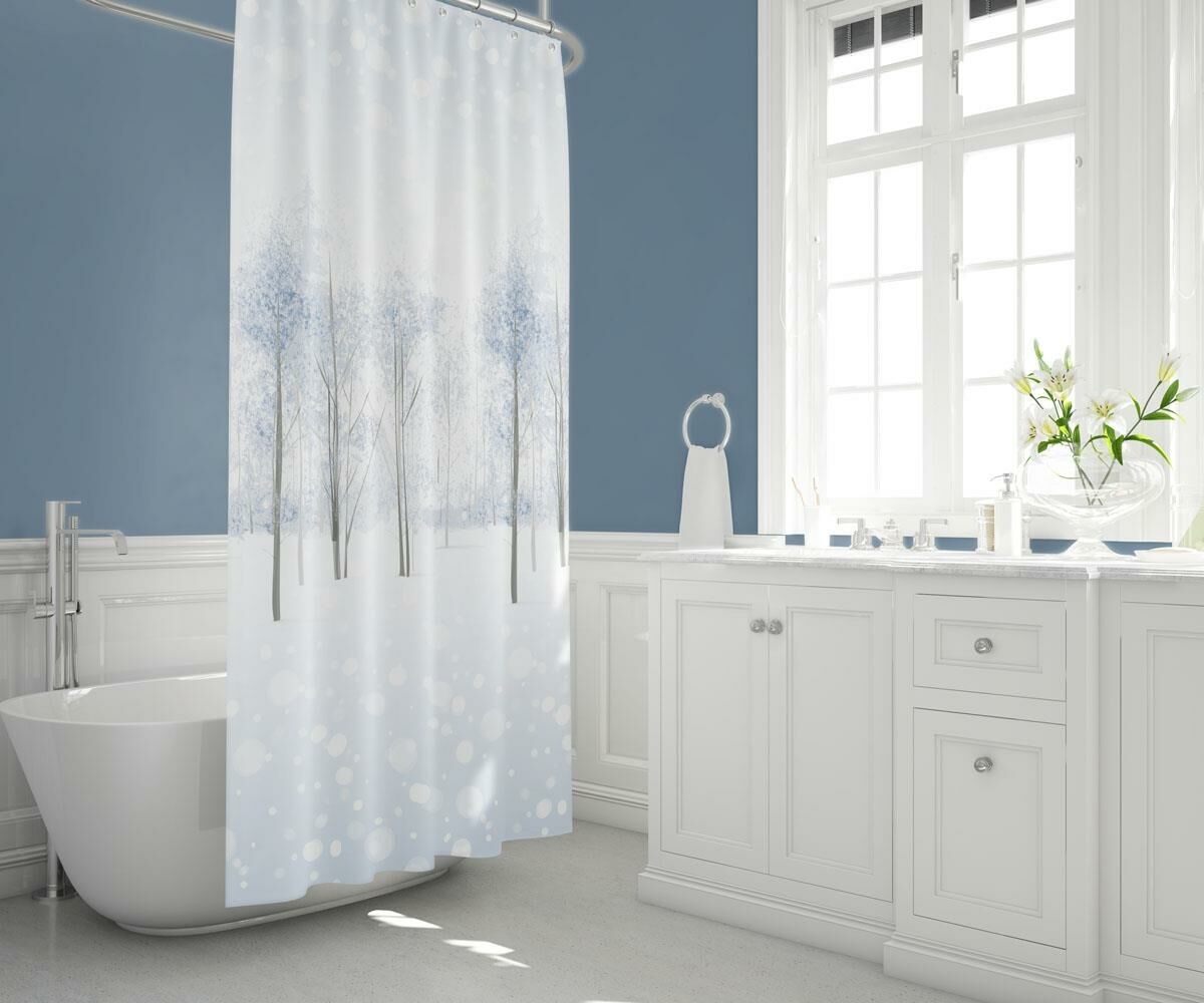 Zethome Tropik Banyo Duş Perdesi  8759 Tek Kanat 1x180x200