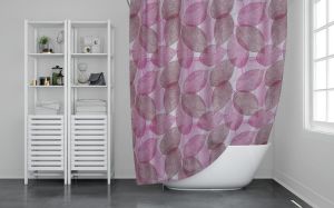 Banyo Perdesi 2x100x200 Çift Kanat Duş Perdesi Halka Hediyeli 3110