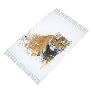 Banyo Paspas Ve Tek Kanat Duş Perdesi 1x180x200 Set Banyo Halısı Tiger