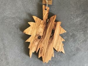 Zethome Zeytin Ağacı Ahşap Çınar Yaprağı Sunum Tahtası