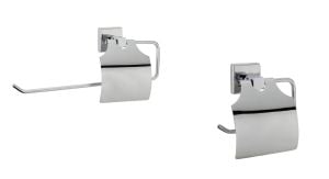 Yapışkanlı Banyo Seti 2 Parça Solo Havluluk Ve Kapaklı Kağıtlık