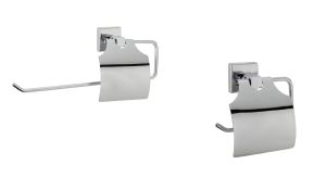 Yapışkanlı Banyo Seti 2 Parça Solo Kapaklı Havluluk Ve Kapaklı Kağıtlık