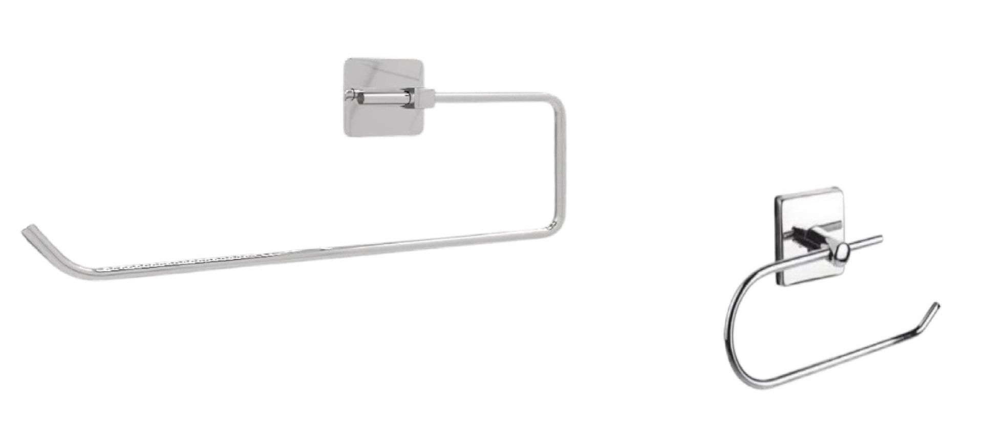 Yapışkanlı Banyo Seti 2 Parça Solo Havluluk Ve Açık Kağıtlık
