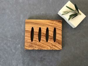 Zethome Zeytin Ağacı Ahşap Sabunluk