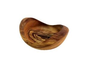 Zethome Zeytin Ağacı Ahşap Kütüklü Kase 10 cm