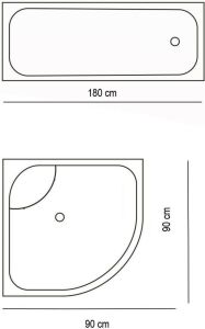 Banyo Perdesi 1x180x200 Tek Kanat Duş Perdesi Halka Hediyeli Duşakabin Perdesi 5033 Lila