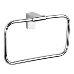 F1 Serisi Krom Paslanmaz Duvara Monte Kare Havluluk-K.Kağıtlık-Bornoz Seti