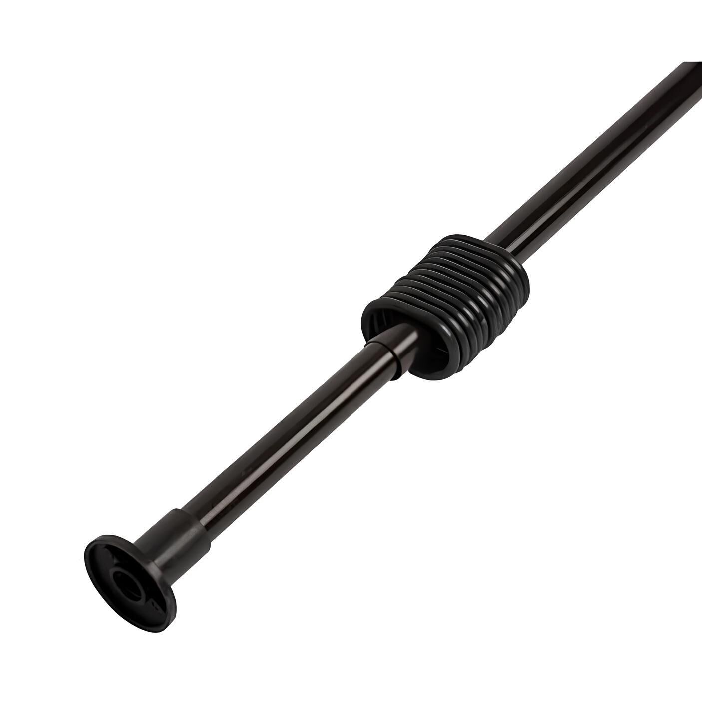 Banyo Perde Borusu 160cm-260cm Siyah Duş Perde Borusu Perde Askısı Duş Borusu Metal