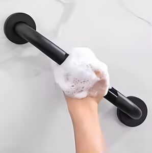 Yaşlı Ve Bedensel Engelli Tutunma Barı,Küvet Tutamağı Paslanmaz Siyah Banyo Tutamağı 32Q 60cm
