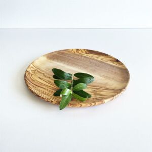 Zethome Zeytin Ağacı Servis Tabağı 25 cm Ve 2'Li Servis Seti