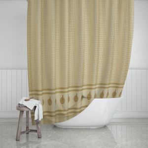 Banyo Perdesi 2x110x200 Çift Kanat Duş Perdesi Halka Hediyeli Duşakabin Perdesi  5030