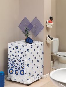 Zethome Çamaşır Makinesi Örtüsü Nazar Boncuklu 3795