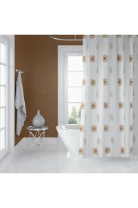 Banyo Duş Perdesi 6969 120x200 Perde Borusu Askı Aparatı 90x130 Hediyeli