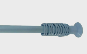 Zethome Banyo Perde Borusu 160cm-260cm Mavi Duş Perde Borusu Perde Askısı Duş Borusu Metal