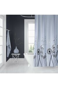 Banyo Duş Perdesi 2200 120x200 Perde Borusu Askı Aparatı 90x130 Hediyeli