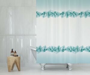 Banyo Perdesi 1x180x200 Tek Kanat Duş Perdesi Halka Hediyeli Duşakabin Perdesi 4642
