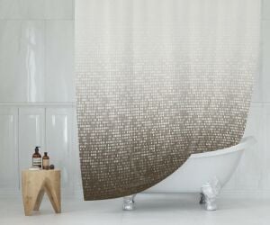 Banyo Perdesi 1x180x200 Tek Kanat Duş Perdesi Halka Hediyeli 3636