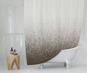 Banyo Perdesi 1x180x200 Tek Kanat Duş Perdesi Halka Hediyeli 3636