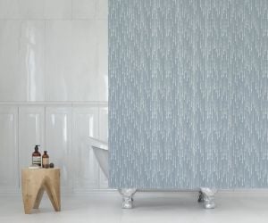 Banyo Perdesi 1x180x200 Tek Kanat Duş Perdesi Halka Hediyeli Duşakabin Perdesi 2880