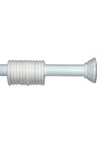 Banyo Duş Perdesi 0010 Beyaz 120x200 Perde Borusu Askı Aparatı 90x130 Hediyeli