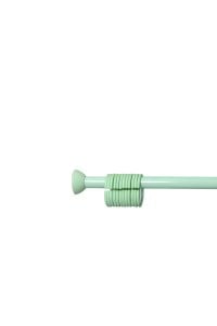 Zethome Banyo Perde Borusu 120cm-200cm Yeşil Duş Perde Borusu Perde Askısı Duş Borusu Metal