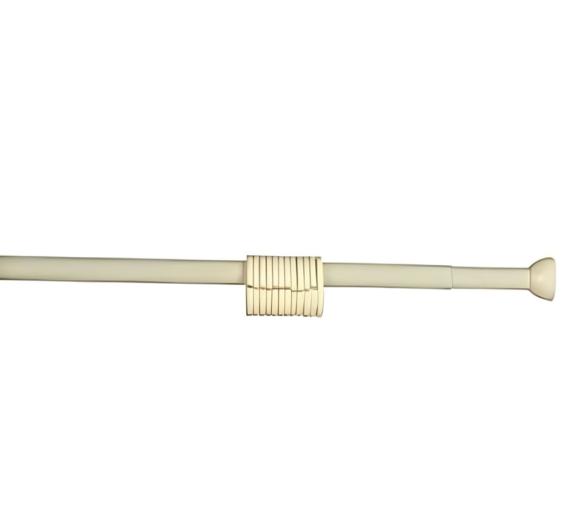 Zethome Banyo Perde Borusu 120cm-200cm Krem Duş Perde Borusu Perde Askısı Duş Borusu Metal