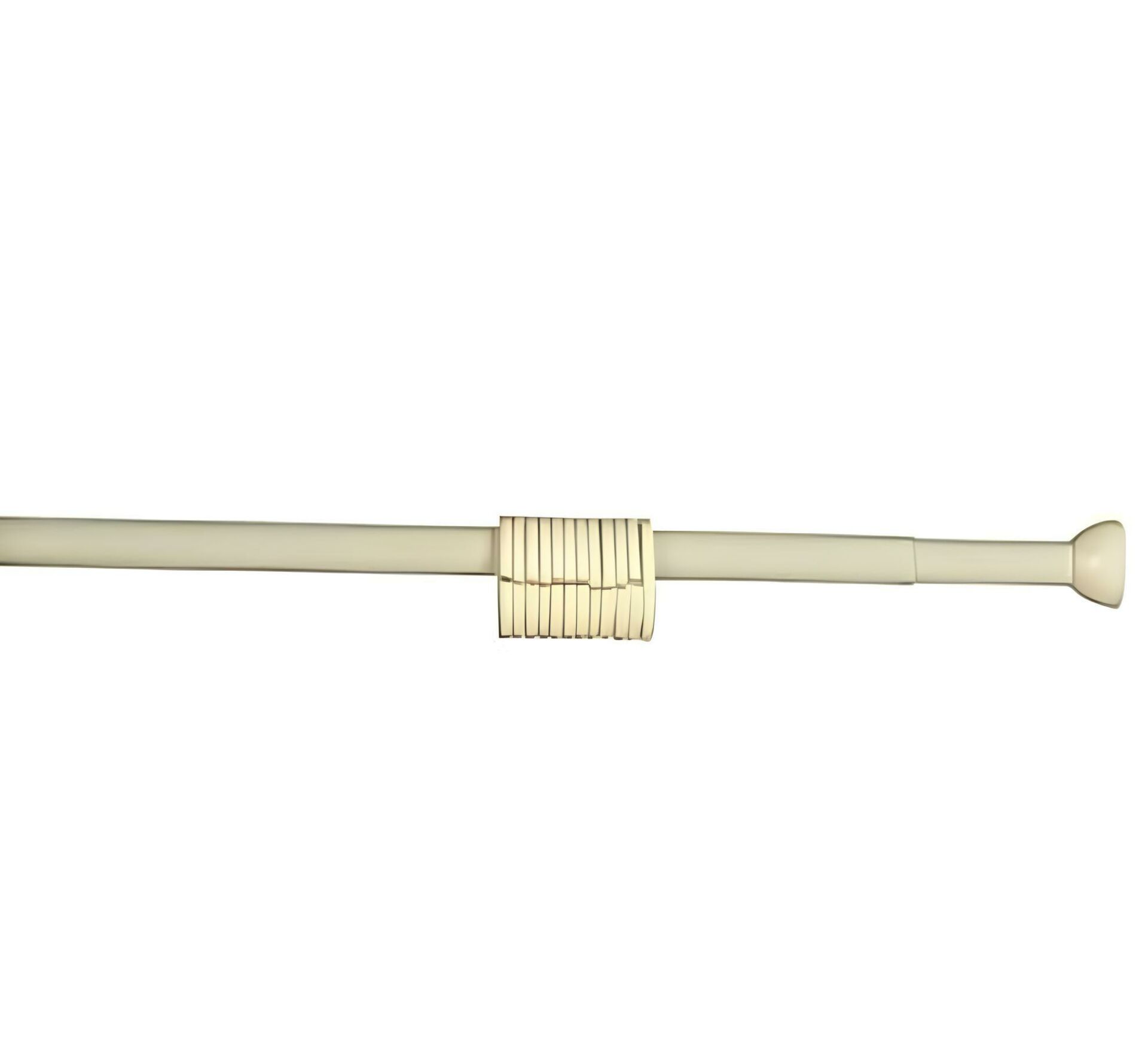 Zethome Banyo Perde Borusu 120cm-200cm Krem Duş Perde Borusu Perde Askısı Duş Borusu Metal