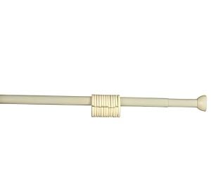 Zethome Banyo Perde Borusu 120cm-200cm Krem Duş Perde Borusu Perde Askısı Duş Borusu Metal