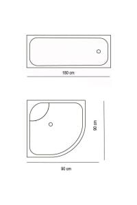 Banyo Paspas Ve Tek Kanat Duş Perdesi 1x180x200 Set Banyo Halısı World Cloud