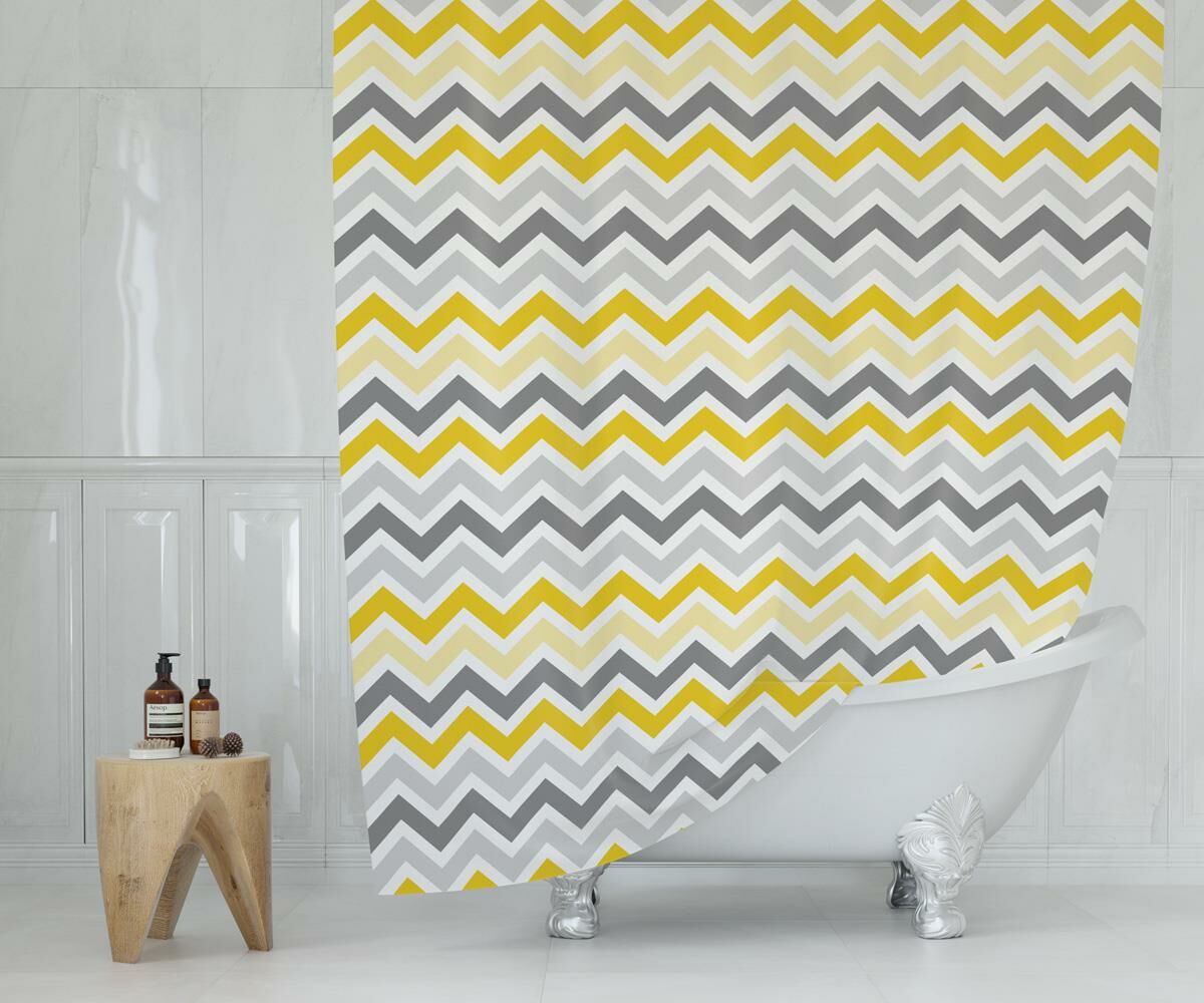 Banyo Perdesi 1x120x200 Tek Kanat Duş Perdesi Halka Hediyeli Duşakabin Perdesi 4597