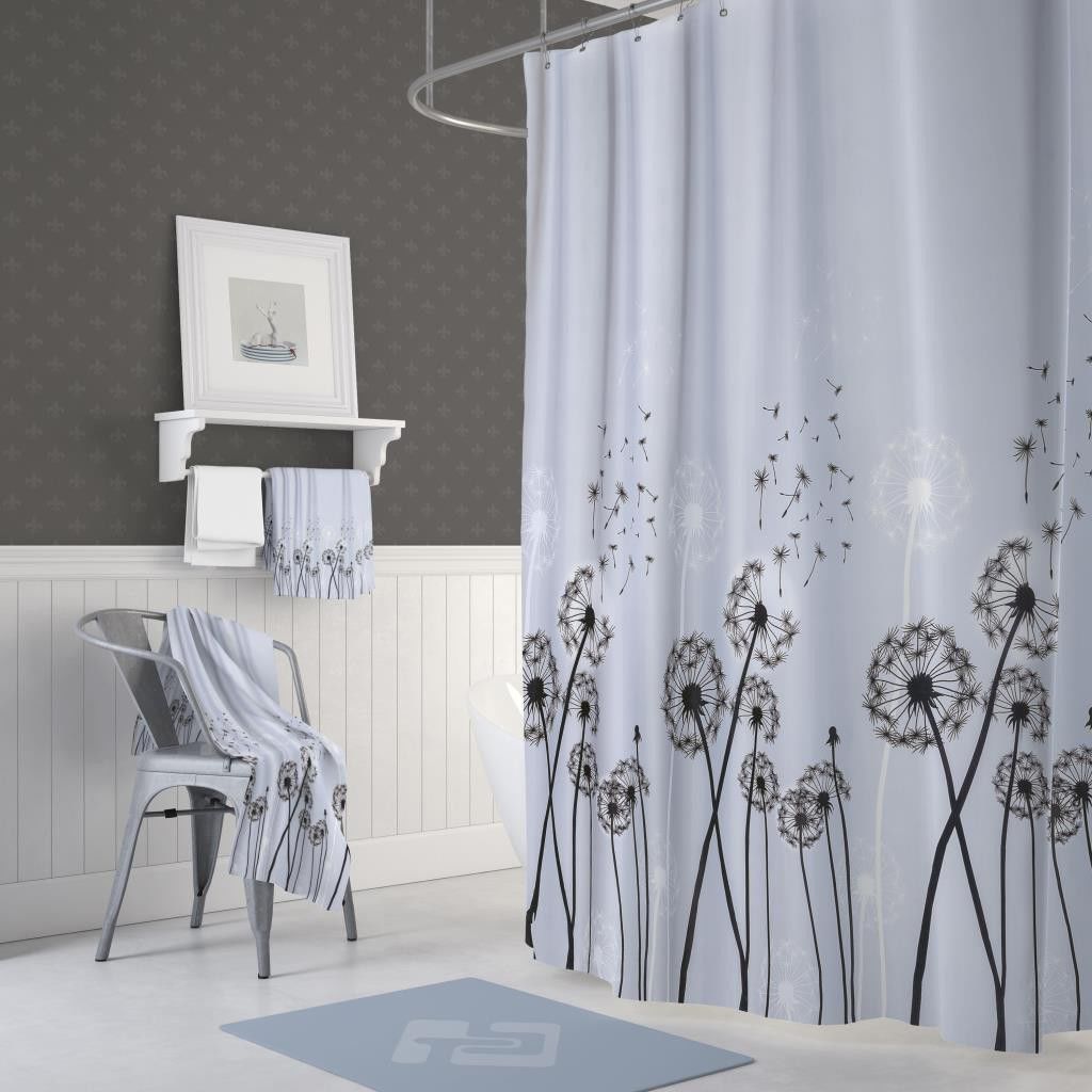 Banyo Perdesi 1x180x200 Tek Kanat Duş Perdesi Halka Hediyeli Duşakabin Perdesi 2200