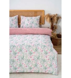 Çift Kişilik Nevresim Takımı Pamuklu Desenli Etnik Saray 200x215 cm