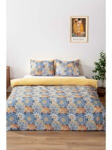 Çift Kişilik Nevresim Takımı Pamuklu Desenli Mandala 200x215 cm