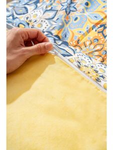 Çift Kişilik Nevresim Takımı Pamuklu Desenli Mandala 200x215 cm