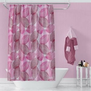 Banyo Perdesi 1x100x200 Tek Kanat Duş Perdesi Halka Hediyeli 3110