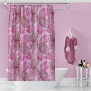 Banyo Perdesi 1x100x200 Tek Kanat Duş Perdesi Halka Hediyeli 3110