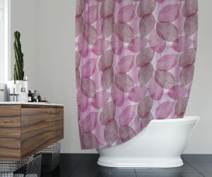 Banyo Perdesi 1x100x200 Tek Kanat Duş Perdesi Halka Hediyeli 3110
