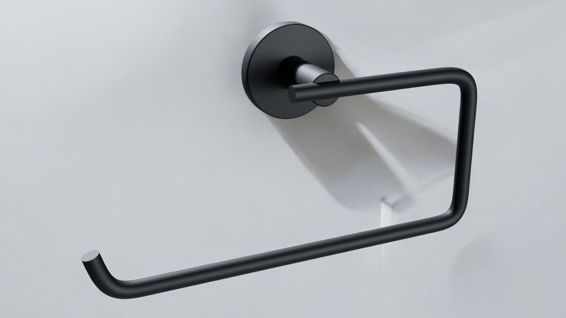 Nero Siyah Paslanmaz Duvara Monte Solo Açık Kağıt Havluluk