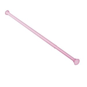 Zethome Banyo Duş Perdesi 6811 180x200 Perde Borusu Askı Aparatı Pembe 160x260 Hediyeli