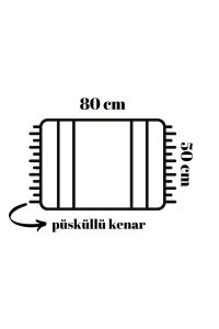Banyo Halısı Dijital Baskılı Banyo Paspası 50x80 Polyester Kaymaz Tabanlı Duş Paspası 10056