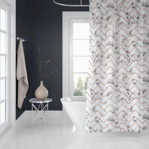 Banyo Perdesi 1x120x200 Tek Kanat Duş Perdesi Halka Hediyeli 5705