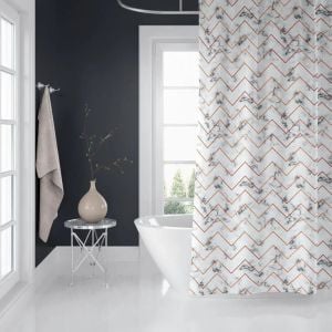 Banyo Perdesi 1x120x200 Tek Kanat Duş Perdesi Halka Hediyeli 5705