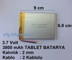 Artes D708 7 inç Tablet Bataryası - Pil