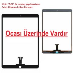 iPad Air 3 2019 10.5'' A2152 A2153 A2154 A2123 Dokunmatik Panel - Siyah