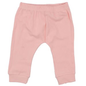 Unisex Pembe Fitilli Düğümlü Bereli Little me Kendinden Eldivenli 3'lü Takım