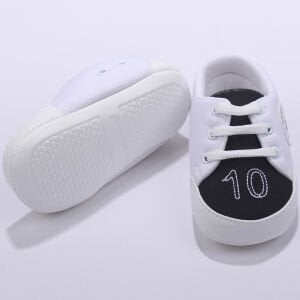 Unisex BJK Siyah Beyaz Bağcıklı Ayakkabı