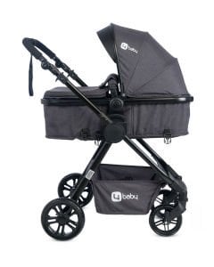 Four Baby Comfort Plus Travel Sistem Pusetli Siyah Antrasit Bebek Arabası