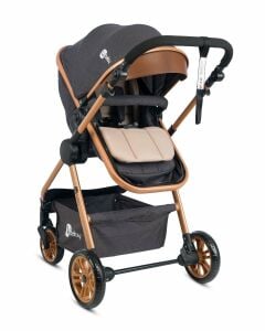 Four Baby Comfort Plus Travel Sistem Pusetli Gold Antrasit Bebek Arabası