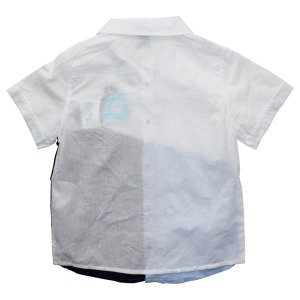 Erkek Çocuk Mavi Laci Sport Nakışlı Gömlek